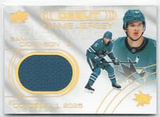 2025-26 Upper Deck UD Debut Game Jersey Sam Dickinson #DGJ-SD card