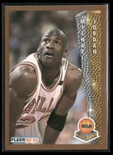 Michael Jordan 1992-93 Fleer Base Set card