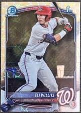Eli Willits 2025 Bowman Draft Chrome card