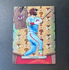 2025 Topps Pristine Monogram Bryce Harper #M-21 card
