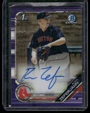 Ryan Zeferjahn 2019 Bowman Draft Chrome Picks Autograph card