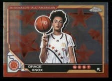 2025 Topps Chrome McDonald's All American Base Set Grace Knox #74 card