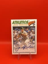 2026 Topps Heritage Real One Autographs Jack Perkins #ROA-JP card