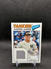 Aaron Judge 2026 Topps Heritage Real One Relics card