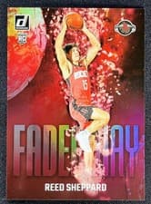 Reed Sheppard 2024-25 Donruss Fadeaway card