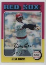 2024 Topps Heritage 1975 Topps In 3D Jim Rice #753D-10 card