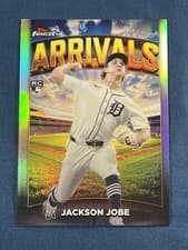 2025 Finest Arrivals Jackson Jobe #A-10 card