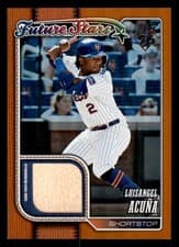 2026 Topps Real One Relics Luisangel Acuña #275 card