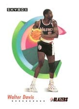 Walter Davis 1991-92 SkyBox Base Set card