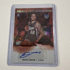 2024-25 Hoops Hot Signatures Rookies Devin Carter #HSR-DEV card