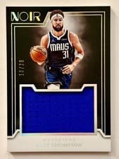 2024-25 Panini Noir Jumbo Material Set Klay Thompson #25 card