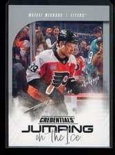 Matvei Michkov 2024-25 Upper Deck Credentials Jumping on the Ice card