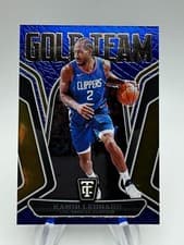 2024-25 Panini Totally Certified Gold Team Kawhi Leonard #15 card