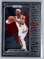 2024-25 Panini Prizm Global Reach Shai Gilgeous-Alexander #6 card