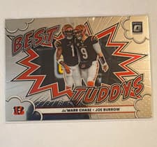 2025 Donruss Optic Best Tuddys Ja'Marr Chase/Joe Burrow #3 card