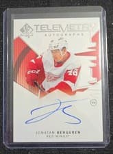 2024-25 SP Authentic Telemetry Autographs Jonatan Berggren #T-JB card