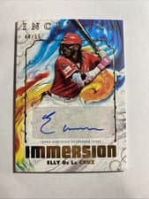 2025 Topps Inception Inception Immersion Autographs Elly De La Cruz #IIA-ED card