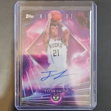 2025-26 Topps Midnight Dark Matter Autographs Tyler Smith #DMA-TS card