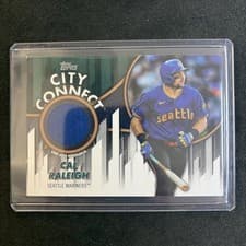 2026 Topps City Connect Swatch Collection Cal Raleigh #CC-CR card