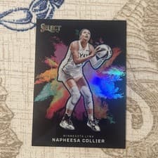 2025 Panini Select WNBA Black Color Blast Napheesa Collier #2 card