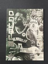 Damian Lillard 2024 Panini Court Kings Double Exposure card