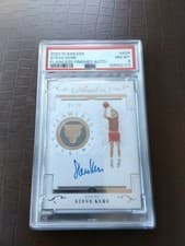 Steve Kerr 2020 Panini Flawless Finishes Autograph card