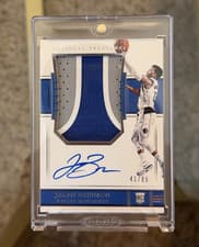 Jalen Brunson 2018 Panini National Treasures card