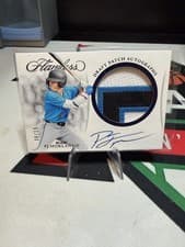 2025 Panini Flawless Draft Patch Autographs PJ Morlando #22 card