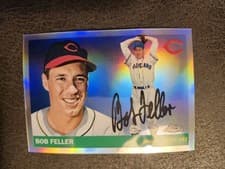2025 Topps Chrome Platinum 1955 Cards That Never Were Bob Feller #55NW-3 card
