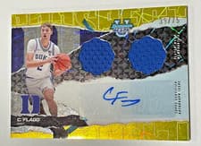 Cooper Flagg 2024-25 Bowman's Best University Prospect Dual Relic Autographs card
