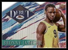 2024-25 Finest Debut Bronny James Jr. #D-2 card