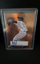 David Matoma 2024 Leaf Electrum Baseball Base Autograph card
