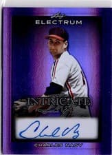 Gavin Grahovac 2024 Leaf Electrum Baseball Base Autograph card