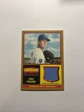 2025 Topps Heritage Clubhouse Collection Relics Cole Ragans #CCR-CR card