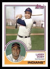 Larry Doby 2021 Topps Archives card