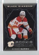 2025-26 Upper Deck Black Diamond Rookie Gems Aydar Suniev #RG-AS card