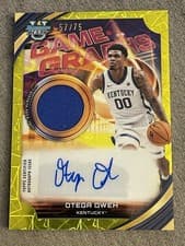 2025-26 Bowman University Best Game Graphs Otega Oweh #GG-OO card