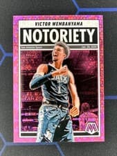 2024-25 Panini Mosaic Notoriety Victor Wembanyama #3 card