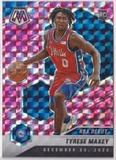 Tyrese Maxey 2020 Panini Mosaic card