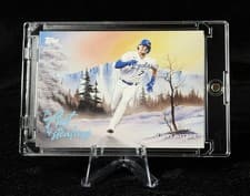 Bobby Witt Jr. 2025 Topps X Bob Ross: The Joy of Baseball Art of Stealing card