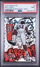 2025 Panini Absolute Kaboom! Super Bowl Vertical Ray Lewis #8 card