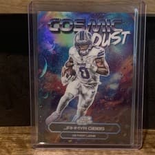 2025 Topps Cosmic Chrome Cosmic Dust Jahmyr Gibbs #CD-13 card