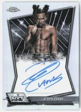 2026 Topps Chrome WWE NXT Autographs Je'Von Evans #NXT-JEV card