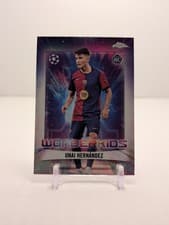 Unai Hernandez 2024 Topps Chrome UEFA Wonderkids card