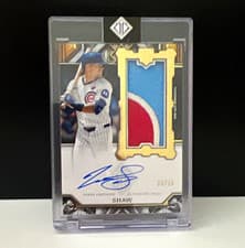 2025 Topps Transcendent Collection Rookie Showcase Patch Autographs Matt Shaw #RSPA-MS card