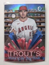 2025 Bowman Hobby Stars Mike Trout #HS-6 card