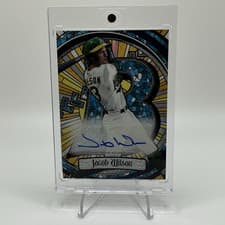 Jacob Wilson 2023 Bowman Draft Glass Autographs card