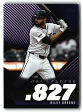 2025 Topps OPS Leaders Riley Greene #OPS-24 card