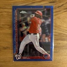 2025 Topps Chrome Logofractor Edition Base Set Josh Bell #263 card