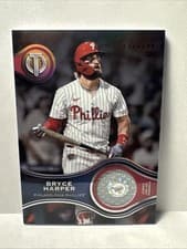 2025 Topps Tribute Stamp Of Approval Bryce Harper #SOA-BH card
